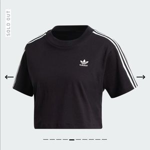 Adidas cropped Tee